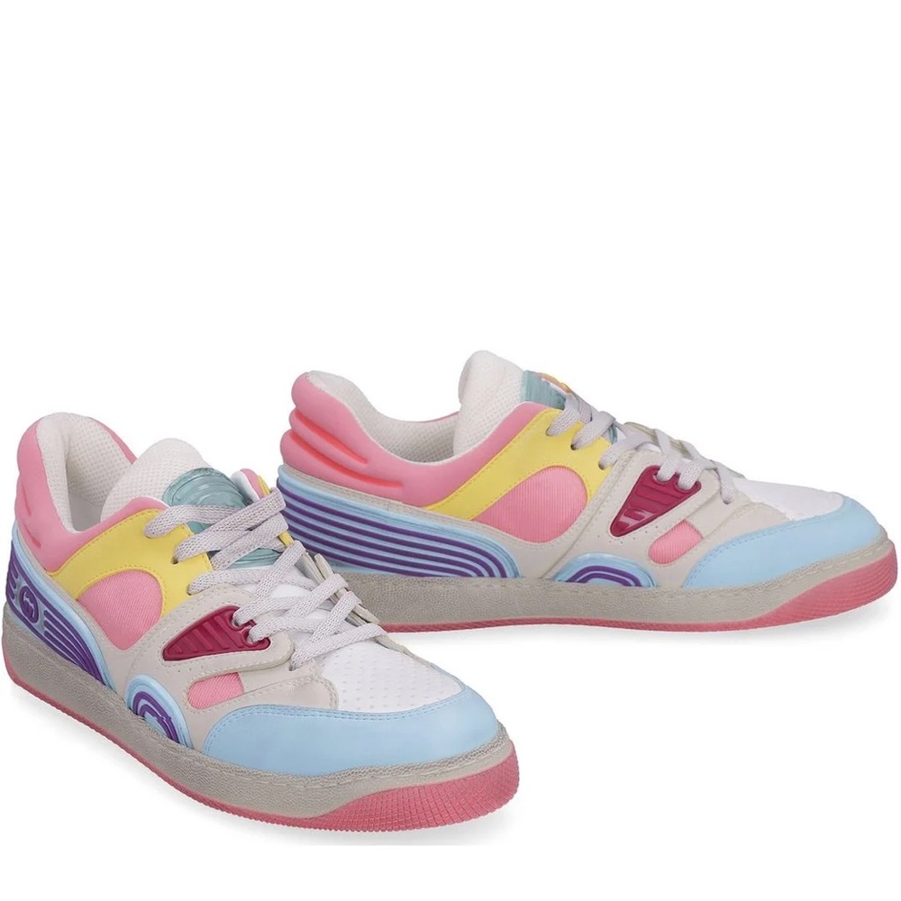 NEW Gucci women’s vintage style Basket Low Top Sneaker